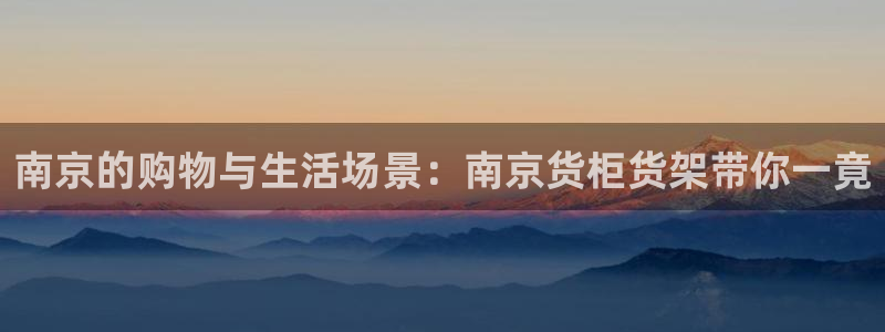杏运代理：南京的购物与生活场景：南京货柜